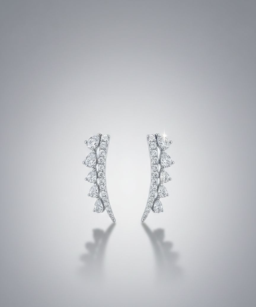 The Celestia Arch Hoop Earrings
